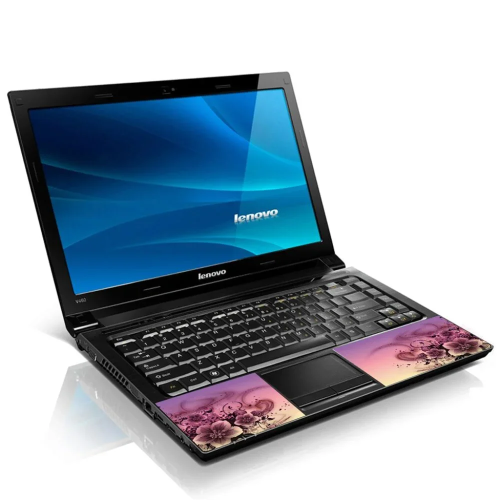 LSS 15.6 & 17.3 Inches Laptop Notebook Skin Sticker Decal - Pink Flower